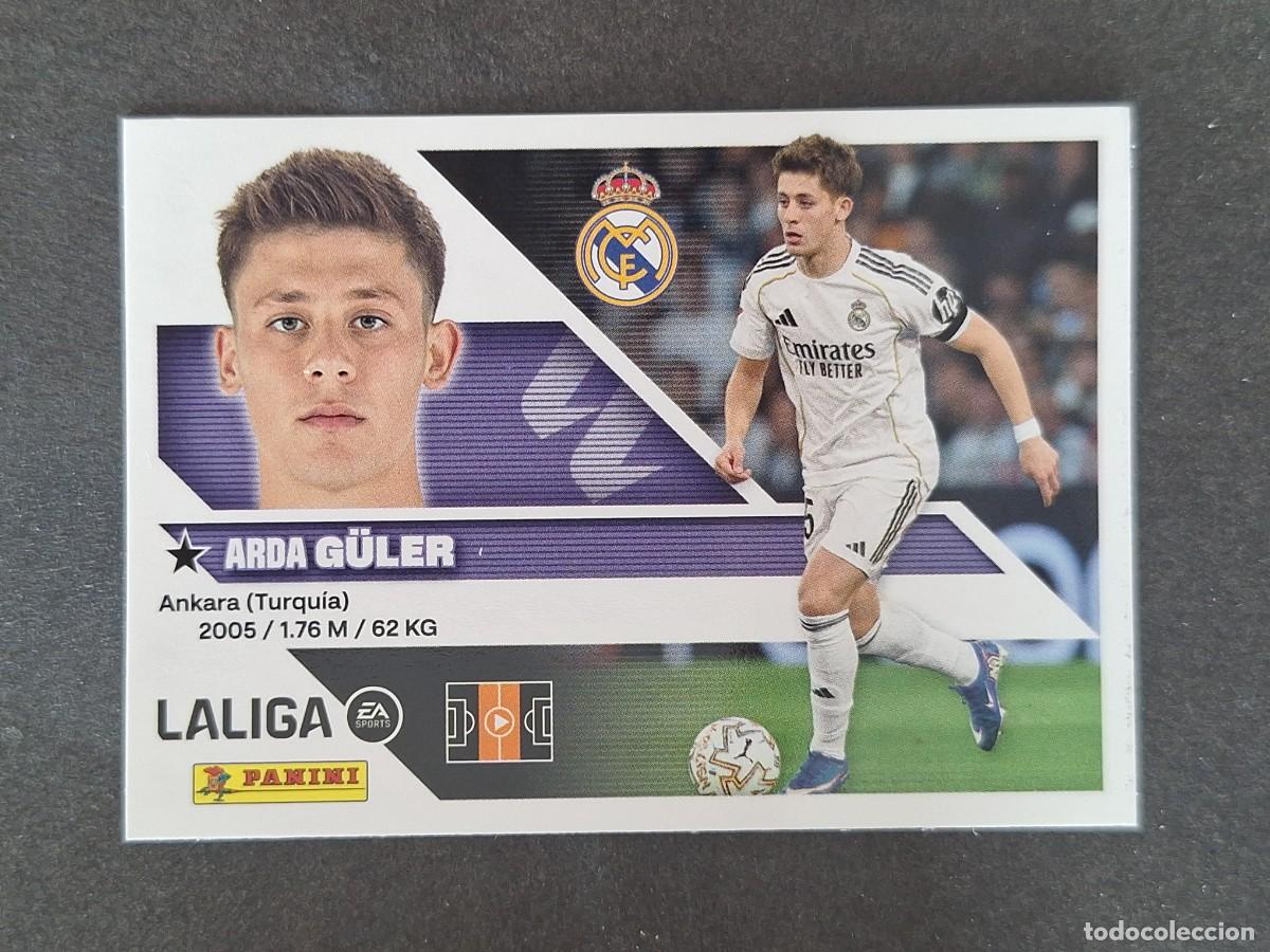 Cromos de f&uacute;tbol: L2 G&Uuml;LER REAL MADRID LIGA ESTE 2026 2027 26 27 NUNCA PEGADO SIN PEGAR