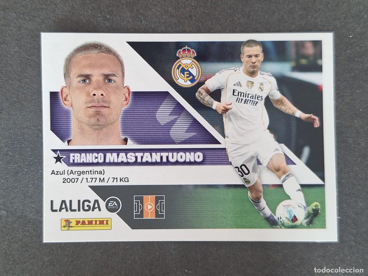 Cromos de f&uacute;tbol: L2 MASTANTUONO REAL MADRID LIGA ESTE 2026 2027 26 27 NUNCA PEGADO SIN PEGAR