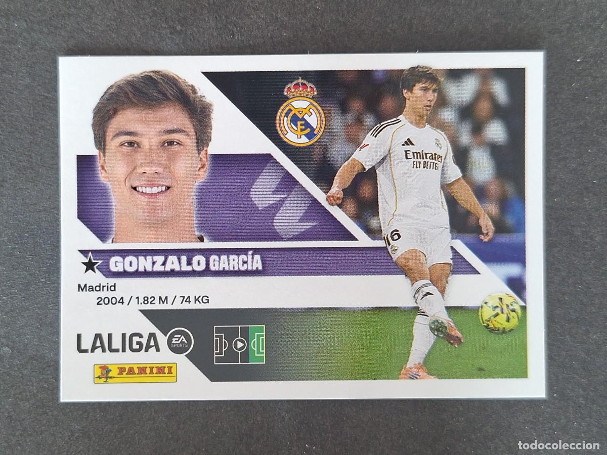 Cromos de f&uacute;tbol: L2 GONZALO REAL MADRID LIGA ESTE 2026 2027 26 27 NUNCA PEGADO SIN PEGAR