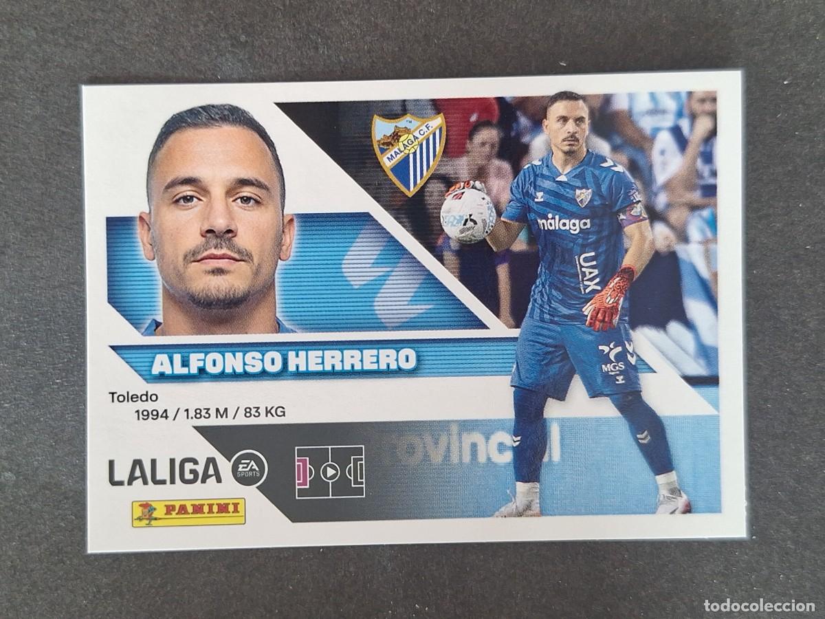 Cromos de f&uacute;tbol: L2 ALFONSO HERRERO MALAGA C. F. LIGA ESTE 2026 2027 26 27 NUNCA PEGADO SIN PEGAR