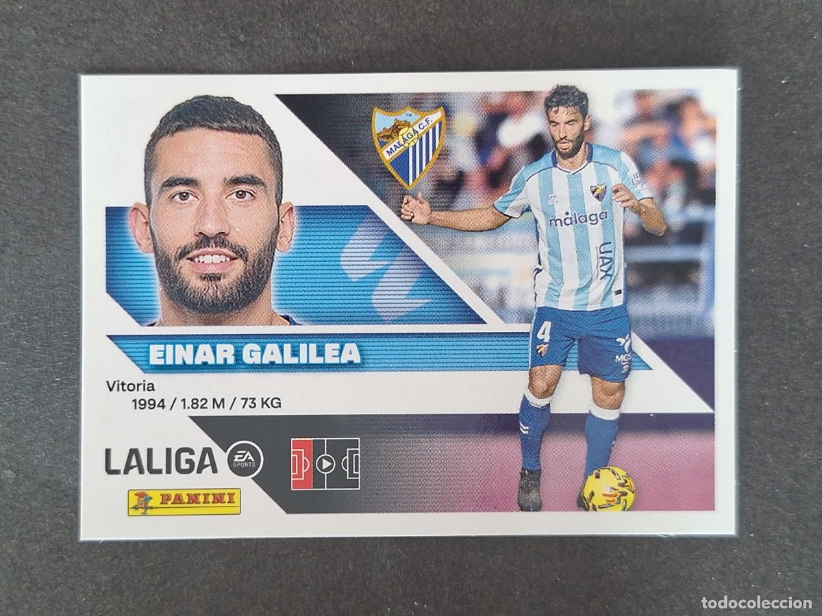 Cromos de f&uacute;tbol: L2 EINAR GALILEA MALAGA C. F. LIGA ESTE 2026 2027 26 27 NUNCA PEGADO SIN PEGAR