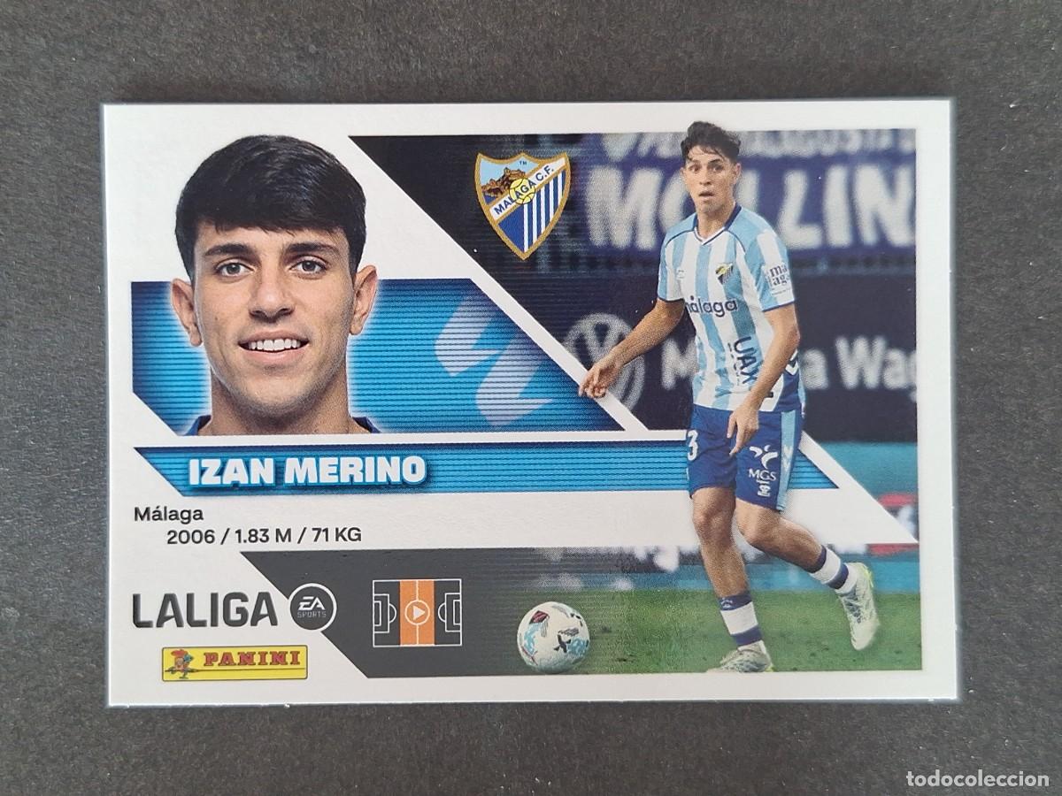 Cromos de f&uacute;tbol: L2 IZAN MERINO MALAGA C. F. LIGA ESTE 2026 2027 26 27 NUNCA PEGADO SIN PEGAR