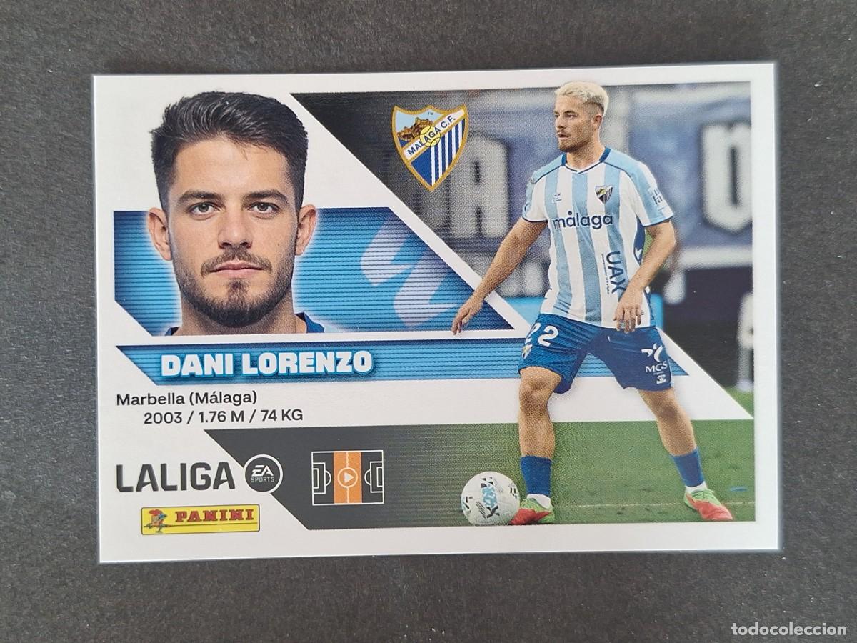 Cromos de f&uacute;tbol: L2 DANI LORENZO MALAGA C. F. LIGA ESTE 2026 2027 26 27 NUNCA PEGADO SIN PEGAR