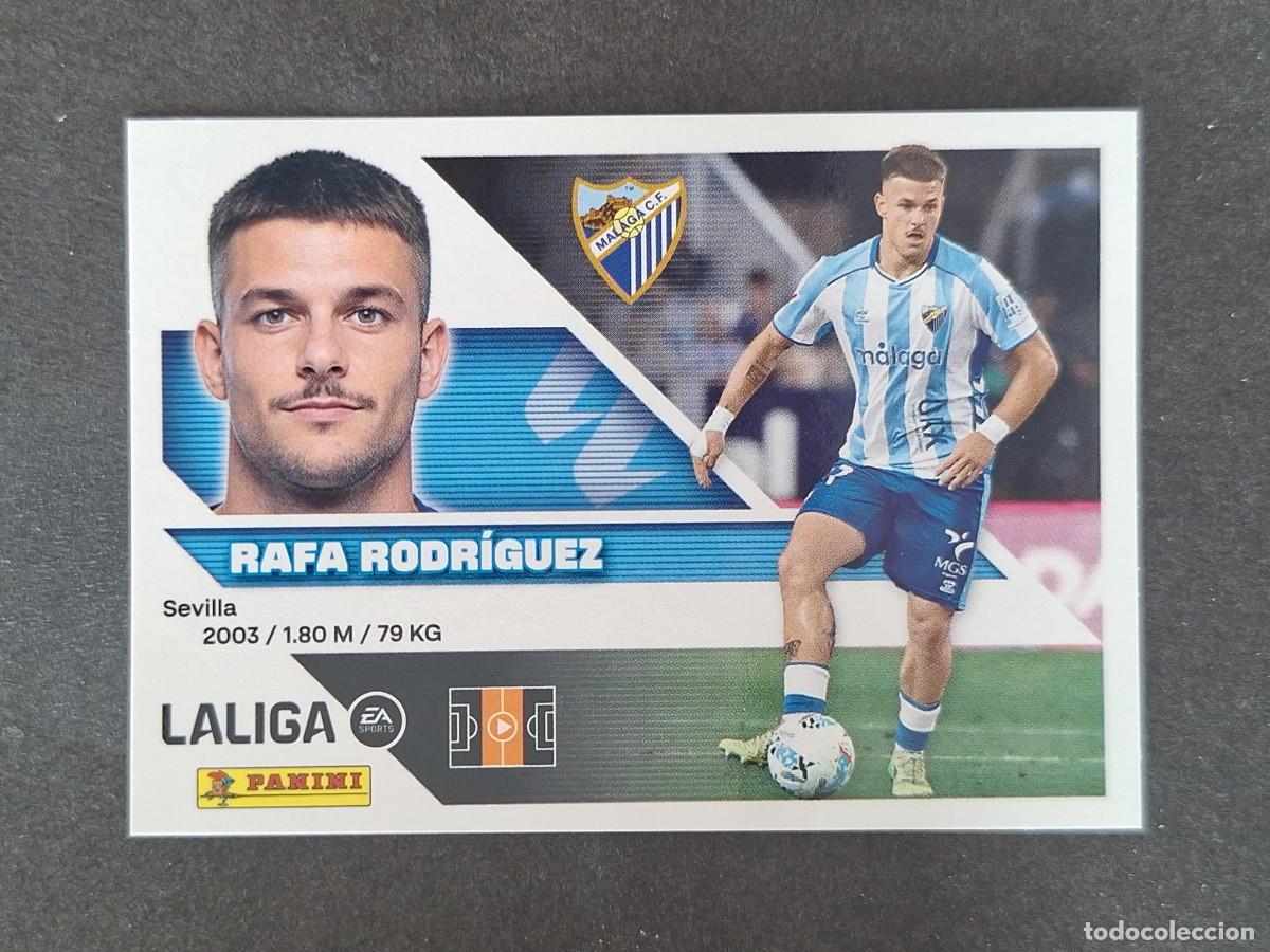 Cromos de f&uacute;tbol: L2 RAFA RODRIGUEZ MALAGA C. F. LIGA ESTE 2026 2027 26 27 NUNCA PEGADO SIN PEGAR