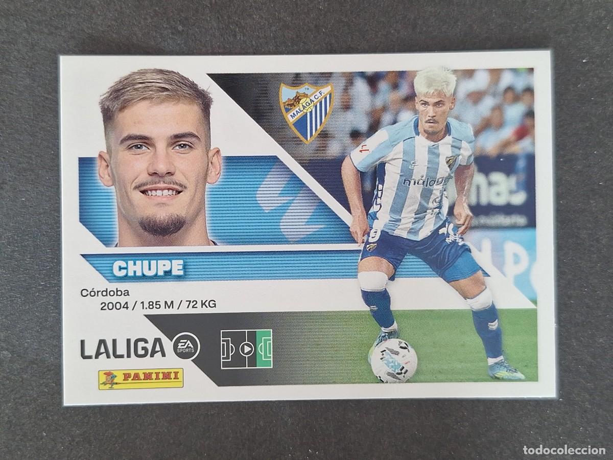 Cromos de f&uacute;tbol: L2 CHUPE MALAGA C. F. LIGA ESTE 2026 2027 26 27 NUNCA PEGADO SIN PEGAR