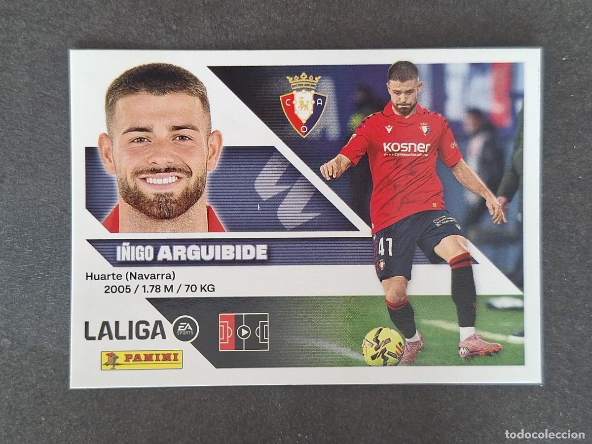Cromos de f&uacute;tbol: L2 ARGUIBIDE C. A. OSASUNA LIGA ESTE 2026 2027 26 27 NUNCA PEGADO SIN PEGAR