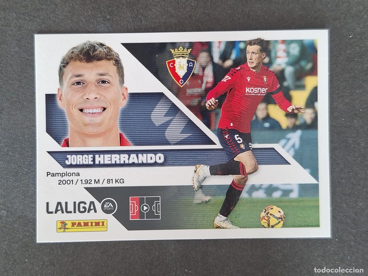 Cromos de f&uacute;tbol: L2 HERRANDO C. A. OSASUNA LIGA ESTE 2026 2027 26 27 NUNCA PEGADO SIN PEGAR