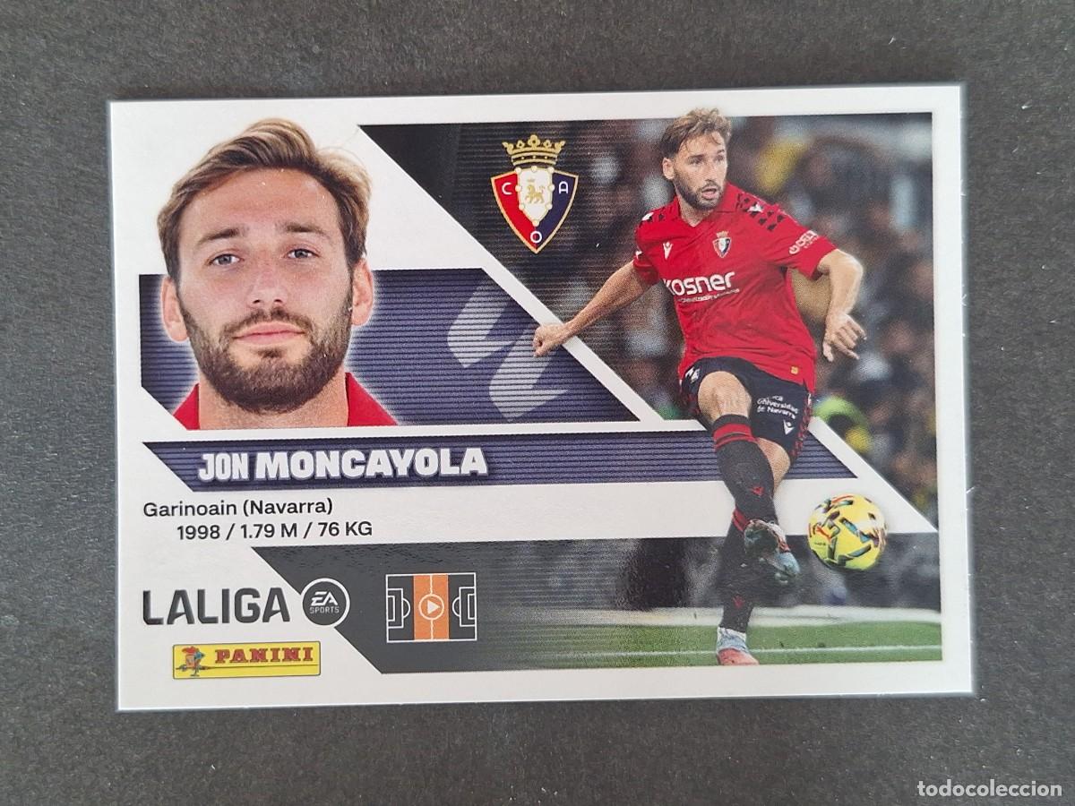 Cromos de f&uacute;tbol: L2 MONCAYOLA C. A. OSASUNA LIGA ESTE 2026 2027 26 27 NUNCA PEGADO SIN PEGAR