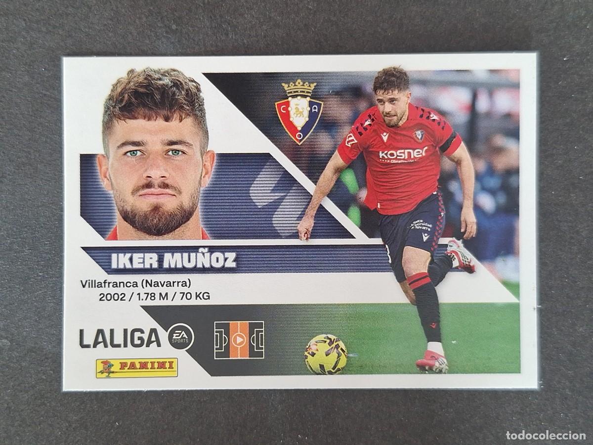 Cromos de f&uacute;tbol: L2 IKER MU&Ntilde;OZ C. A. OSASUNA LIGA ESTE 2026 2027 26 27 NUNCA PEGADO SIN PEGAR