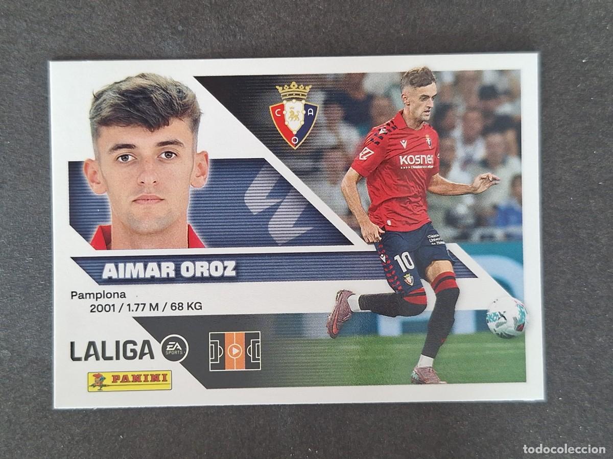 Cromos de f&uacute;tbol: L2 AIMAR OROZ C. A. OSASUNA LIGA ESTE 2026 2027 26 27 NUNCA PEGADO SIN PEGAR