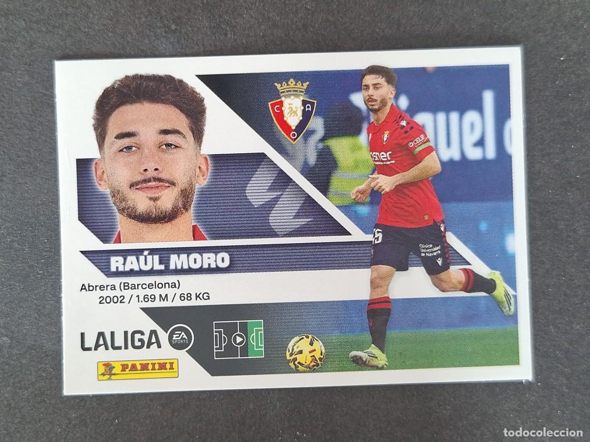 Cromos de f&uacute;tbol: L2 RAUL MORO C. A. OSASUNA LIGA ESTE 2026 2027 26 27 NUNCA PEGADO SIN PEGAR