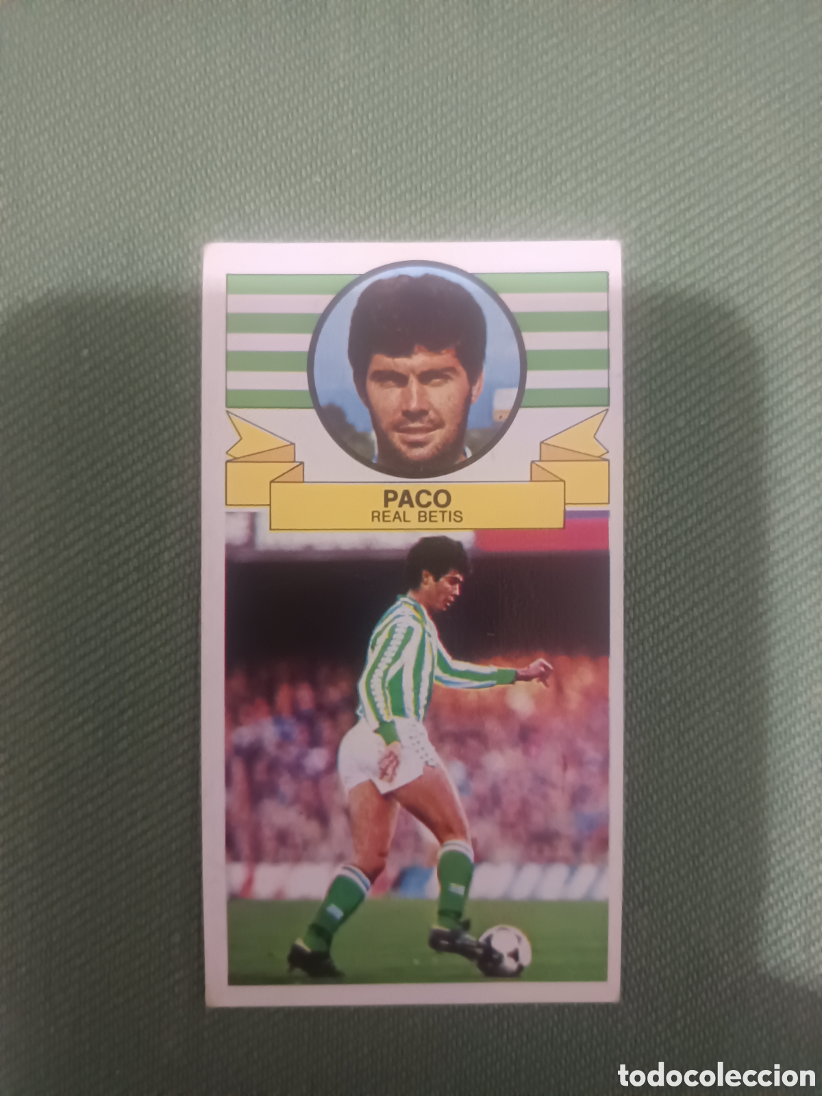 Figurine di Calcio: CROMO PACO BAJA SIN PEGAR ED ESTE LIGA 85 86 1985 1986