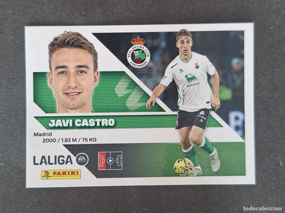 Cromos de f&uacute;tbol: L2 JAVI CASTRO RACING DE SANTANDER LIGA ESTE 2026 2027 26 27 NUNCA PEGADO SIN PEGAR