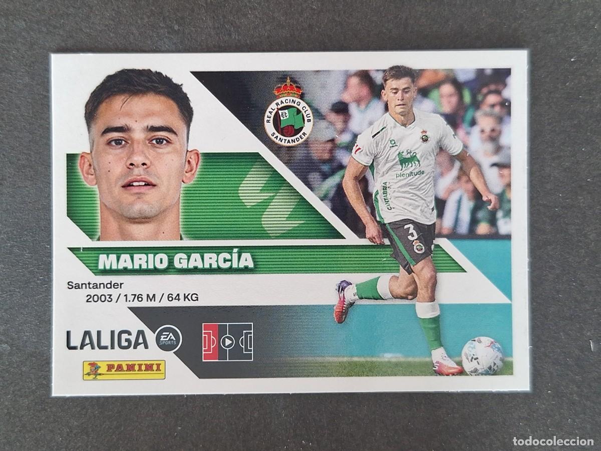 Cromos de f&uacute;tbol: L2 MARIO GARCIA RACING DE SANTANDER LIGA ESTE 2026 2027 26 27 NUNCA PEGADO SIN PEGAR
