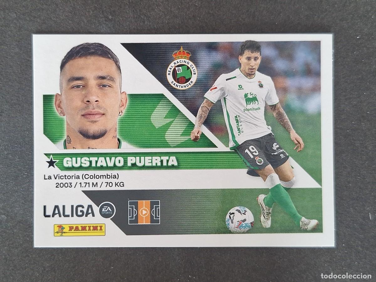 Cromos de f&uacute;tbol: L2 GUSTAVO PUERTA RACING DE SANTANDER LIGA ESTE 2026 2027 26 27 NUNCA PEGADO SIN PEGAR