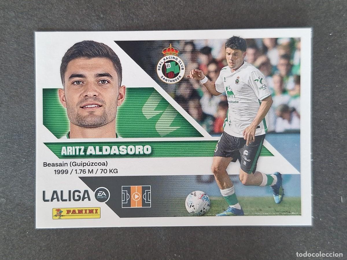 Cromos de f&uacute;tbol: L2 ALDASORO RACING DE SANTANDER LIGA ESTE 2026 2027 26 27 NUNCA PEGADO SIN PEGAR
