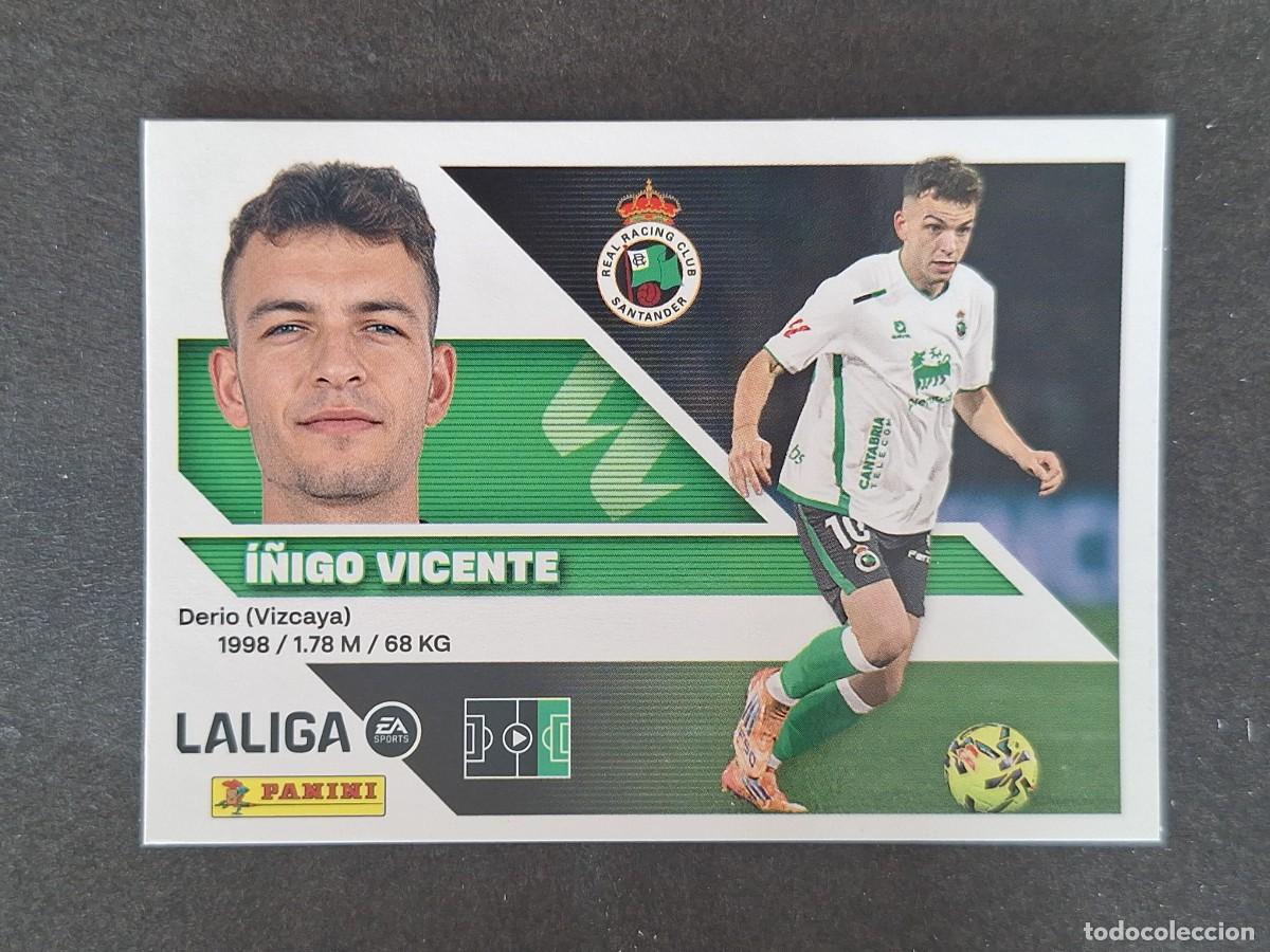Cromos de Futebol: L2 I&Ntilde;IGO VICENTE RACING DE SANTANDER LIGA ESTE 2026 2027 26 27 NUNCA PEGADO SIN PEGAR