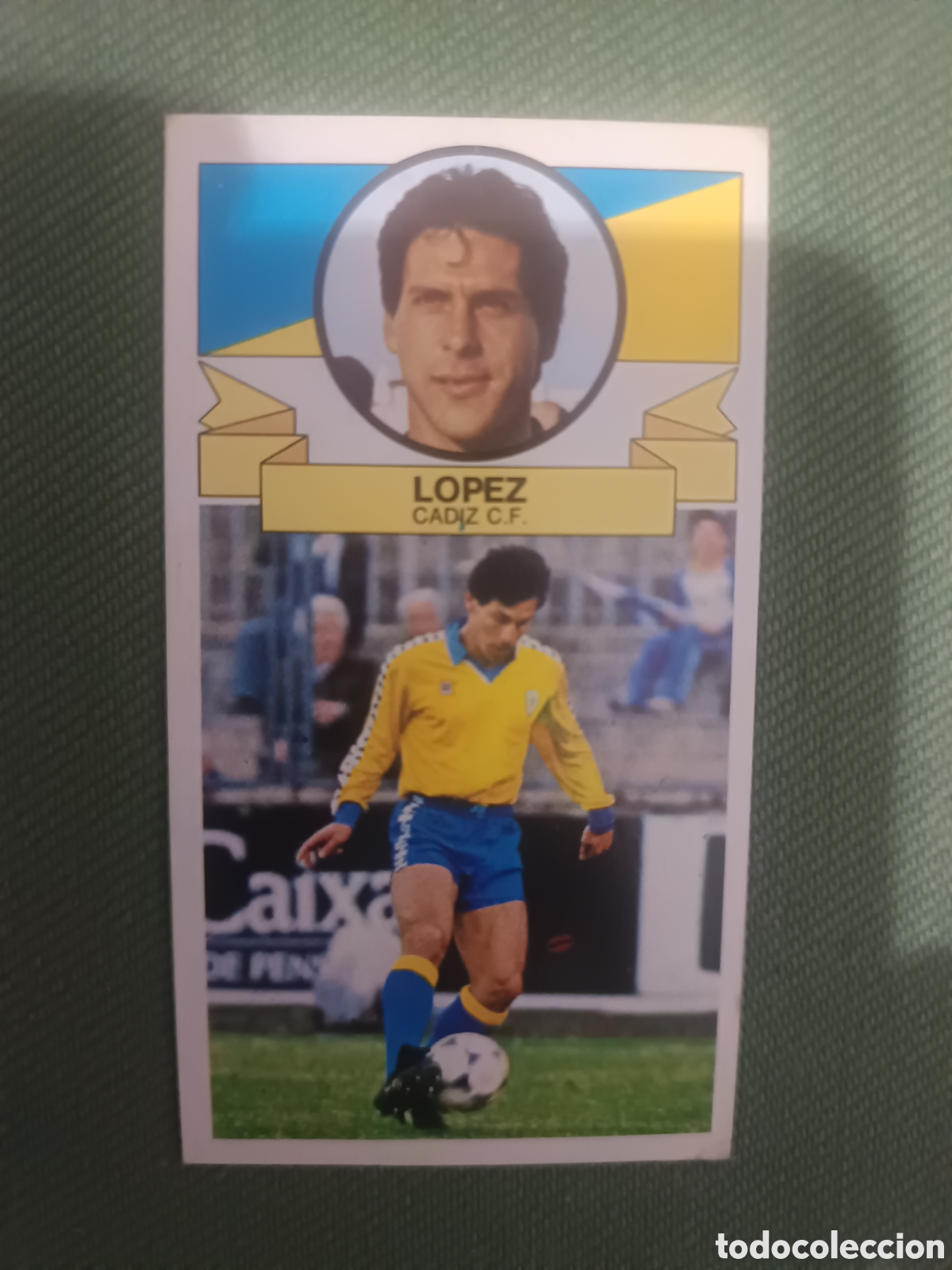 Cromos de f&uacute;tbol: CROMO L&Oacute;PEZ BAJA SIN PEGAR ED ESTE LIGA 85 86 1985 1986