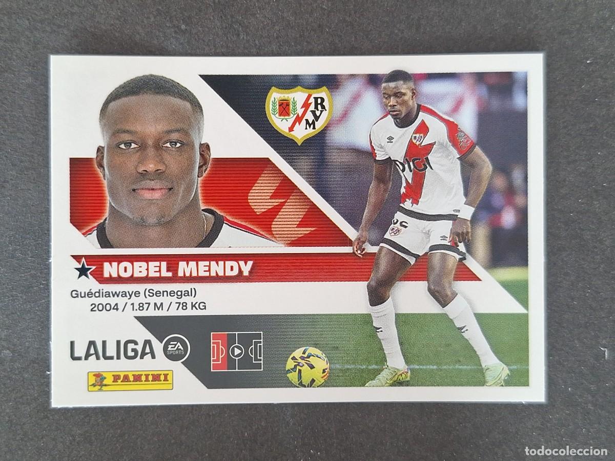 Cromos de f&uacute;tbol: L2 NOBEL MENDY RAYO VALLECANO LIGA ESTE 2026 2027 26 27 NUNCA PEGADO SIN PEGAR