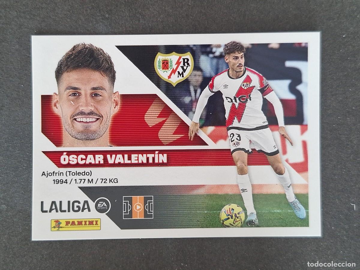 Cromos de f&uacute;tbol: L2 OSCAR VALENTIN RAYO VALLECANO LIGA ESTE 2026 2027 26 27 NUNCA PEGADO SIN PEGAR