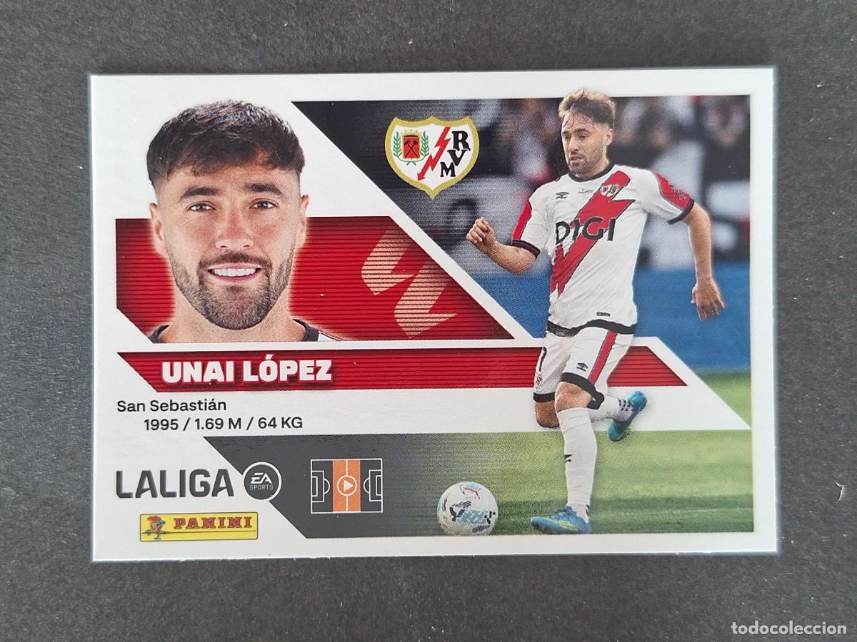 Cromos de f&uacute;tbol: L2 UNAI LOPEZ RAYO VALLECANO LIGA ESTE 2026 2027 26 27 NUNCA PEGADO SIN PEGAR