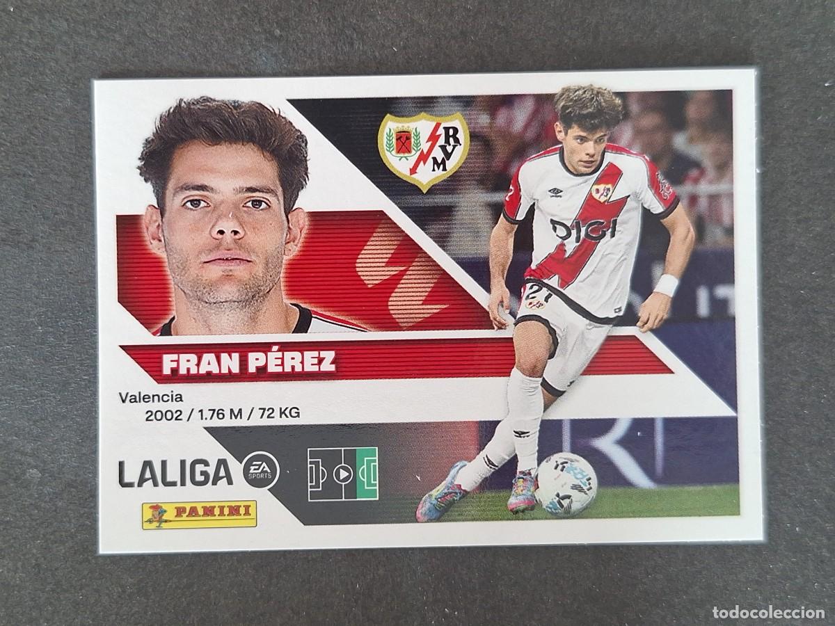 Cromos de f&uacute;tbol: L2 FRAN PEREZ RAYO VALLECANO LIGA ESTE 2026 2027 26 27 NUNCA PEGADO SIN PEGAR
