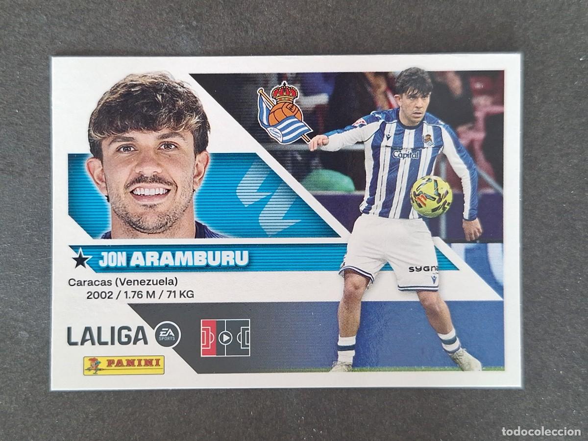 Cromos de f&uacute;tbol: L2 ARAMBURU REAL SOCIEDAD LIGA ESTE 2026 2027 26 27 NUNCA PEGADO SIN PEGAR