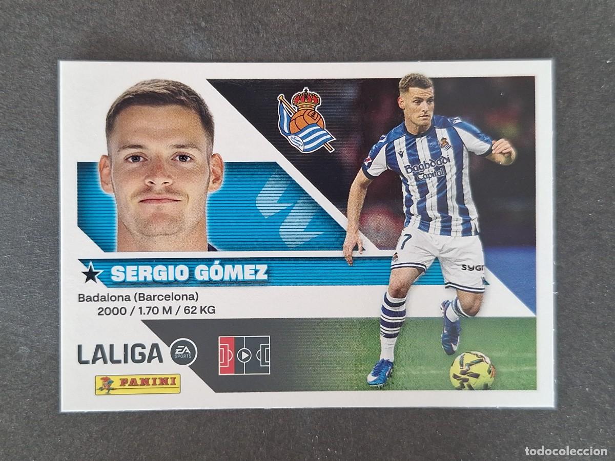 Cromos de f&uacute;tbol: L2 SERGIO GOMEZ REAL SOCIEDAD LIGA ESTE 2026 2027 26 27 NUNCA PEGADO SIN PEGAR