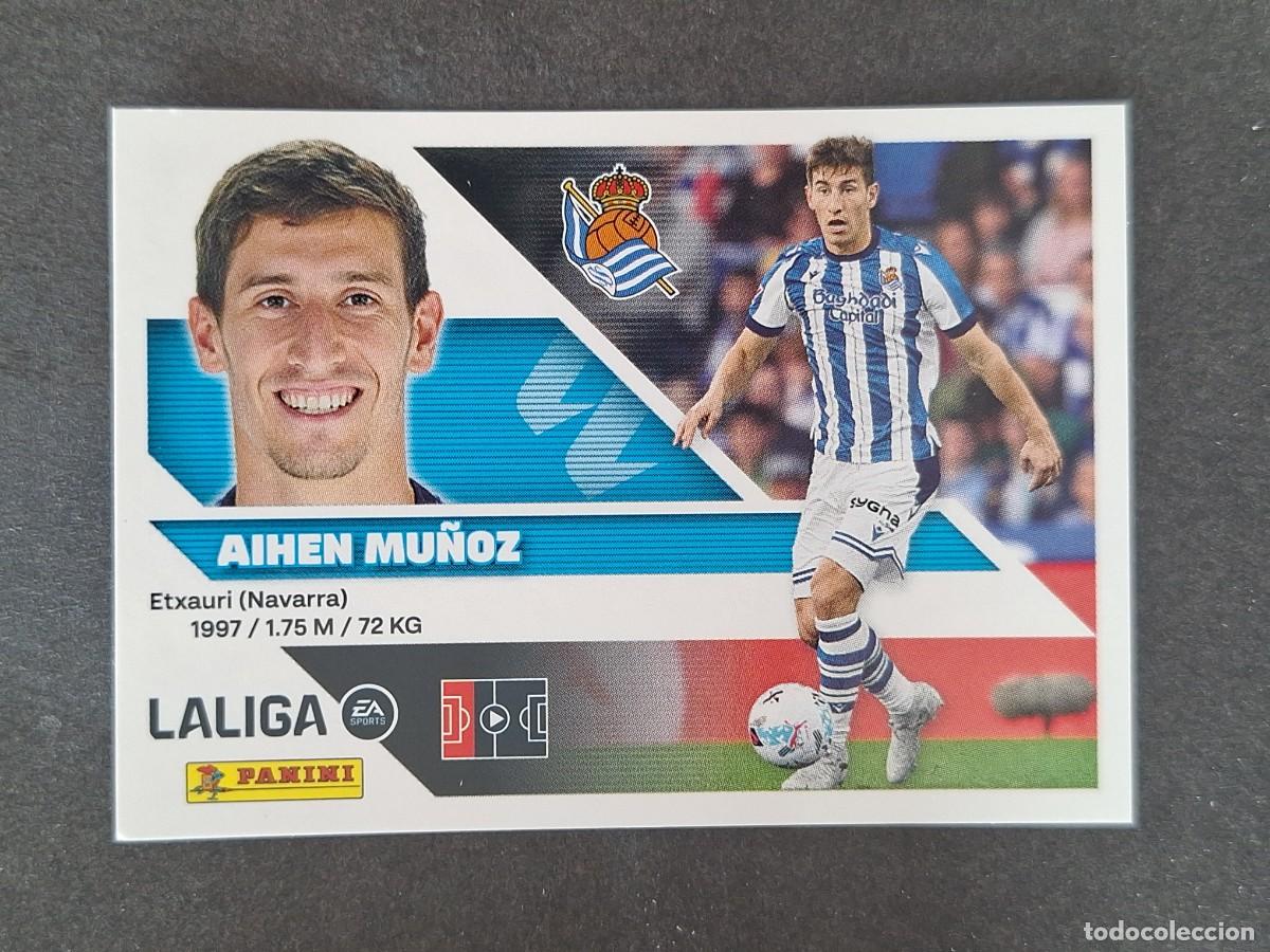Football Stickers: L2 AIHEN MU&Ntilde;OZ REAL SOCIEDAD LIGA ESTE 2026 2027 26 27 NUNCA PEGADO SIN PEGAR