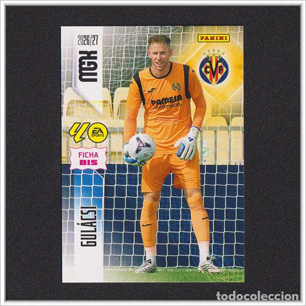 Football Stickers: MEGACRACKS 2026 2027 26 27 PANINI GULACSI 363 BIS VILLARREAL ALBUM COLECCI&Oacute;N LIGA MGK 2&ordf; ED