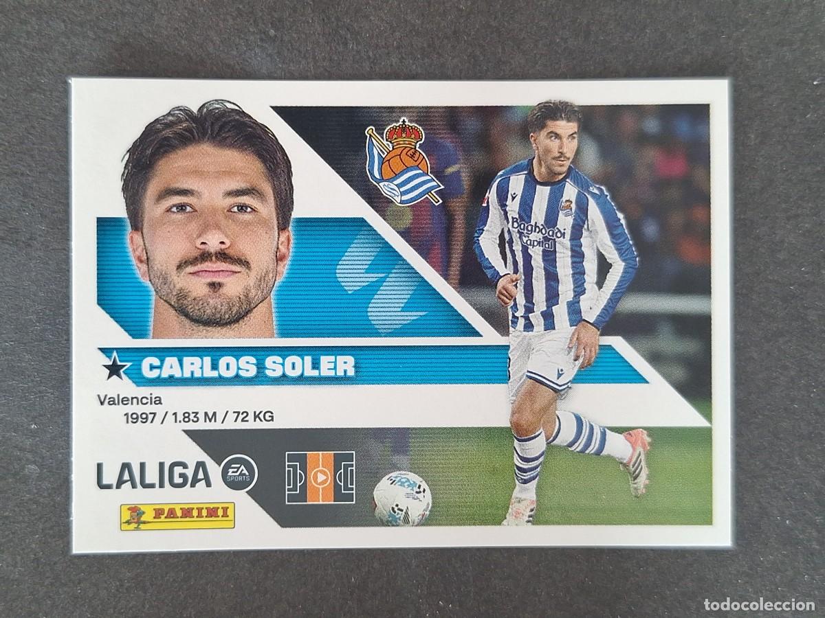 Football Stickers: L2 CARLOS SOLER REAL SOCIEDAD LIGA ESTE 2026 2027 26 27 NUNCA PEGADO SIN PEGAR