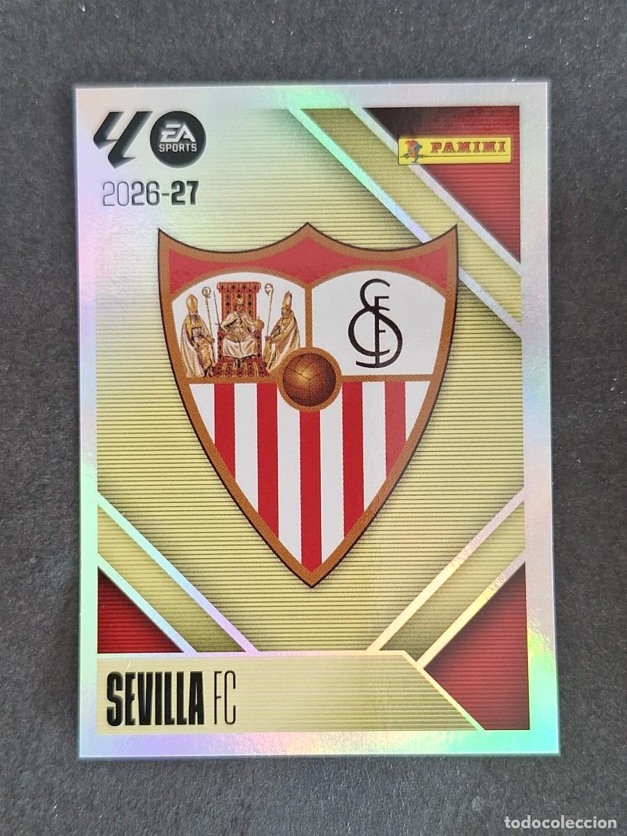 Figurine di Calcio: L2 ESCUDO SEVILLA F. C. LIGA ESTE 2026 2027 26 27 NUNCA PEGADO SIN PEGAR