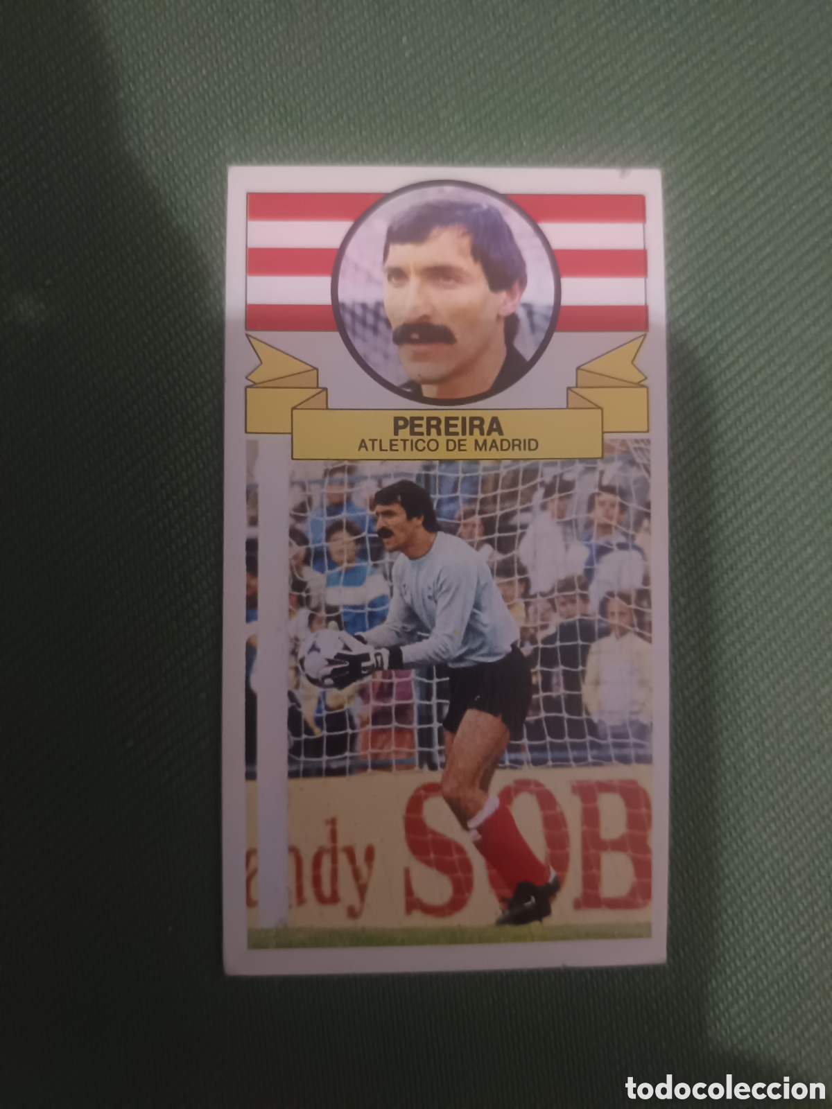 Figurine di Calcio: CROMO PEREIRA BAJA SIN PEGAR ED ESTE LIGA 85 86 1985 1986