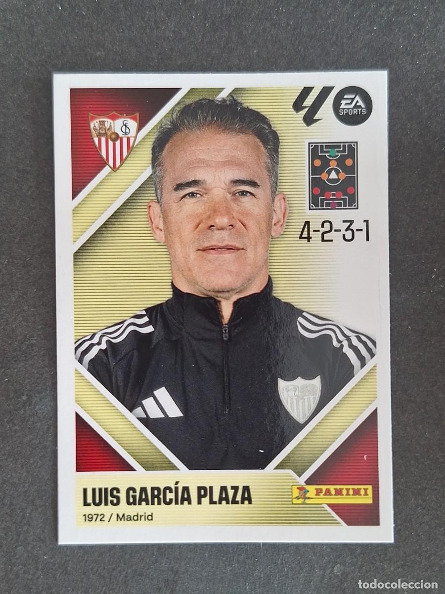 Figurine di Calcio: L2 LUIS GARCIA PLAZA ENTRENADOR SEVILLA F. C. LIGA ESTE 2026 2027 26 27 NUNCA PEGADO SIN PEGAR