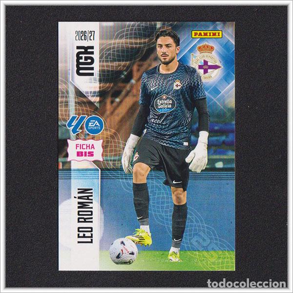 Cromos de f&uacute;tbol: MEGACRACKS 2026 2027 26 27 PANINI LEO ROMAN 129 BIS DEPORTIVO CORU&Ntilde;A ALBUM COLECCI&Oacute;N LIGA MGK 2&ordf; ED