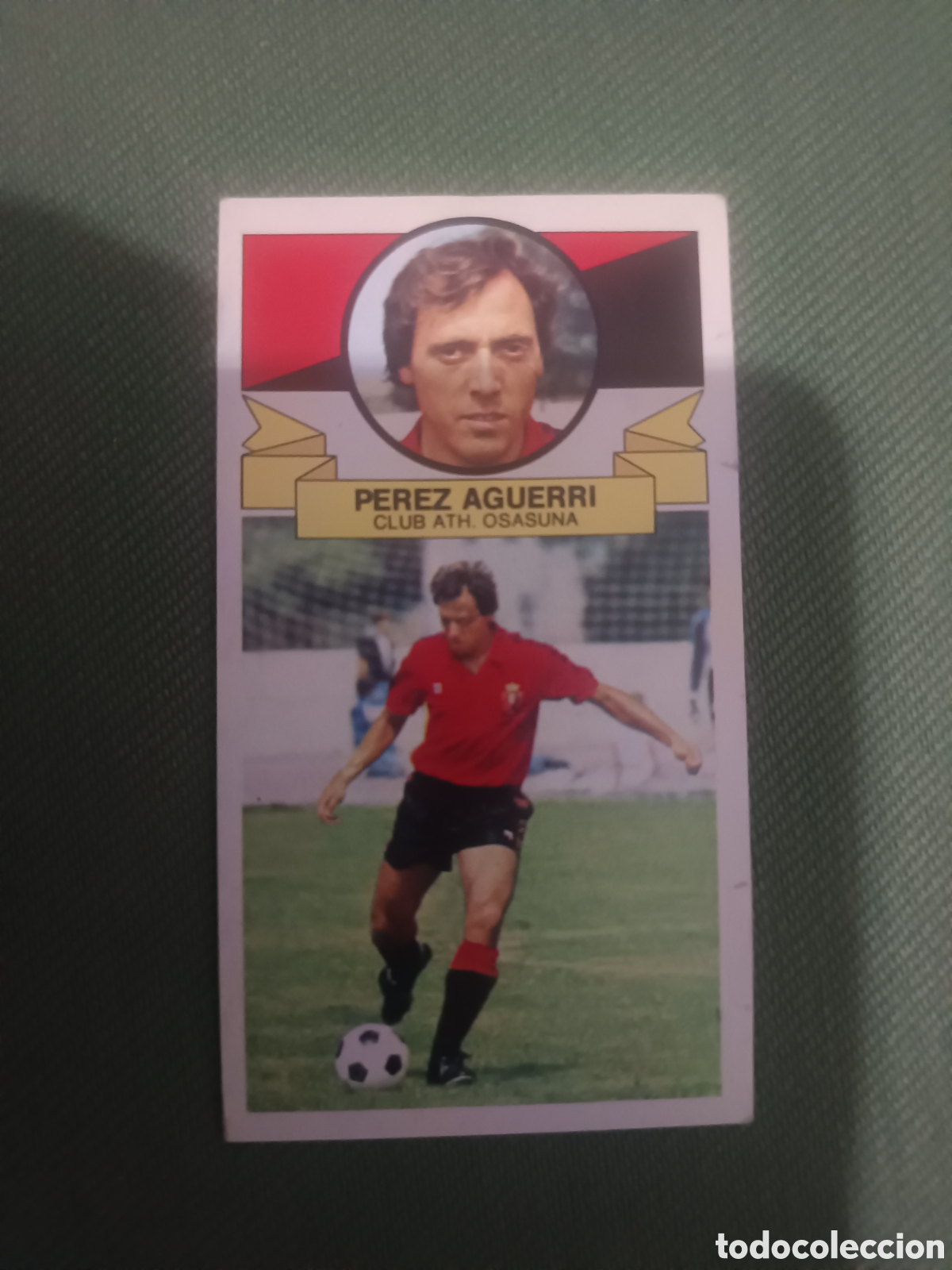Cromos de f&uacute;tbol: CROMO PEREZ AGUERRI BAJA SIN PEGAR ED ESTE LIGA 85 86 1985 1986