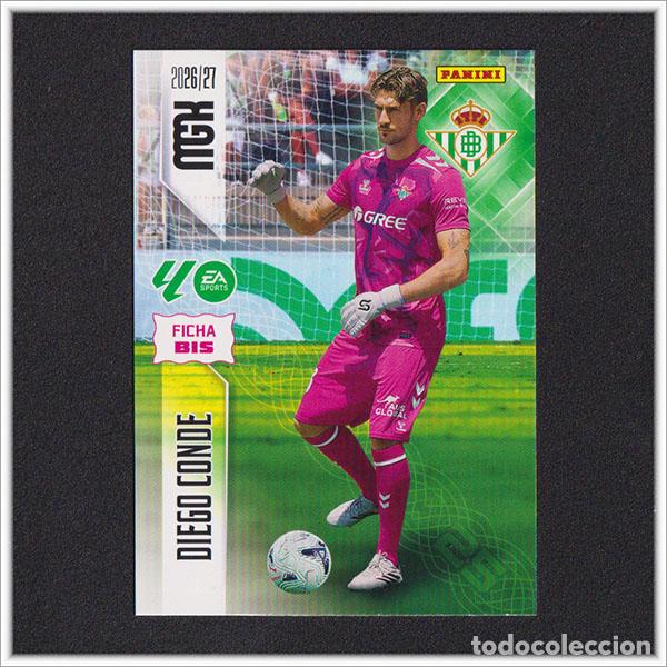 Cromos de f&uacute;tbol: MEGACRACKS 2026 2027 26 27 PANINI DIEGO CONDE 93 BIS BETIS ALBUM COLECCI&Oacute;N LIGA MGK 2&ordf; ED