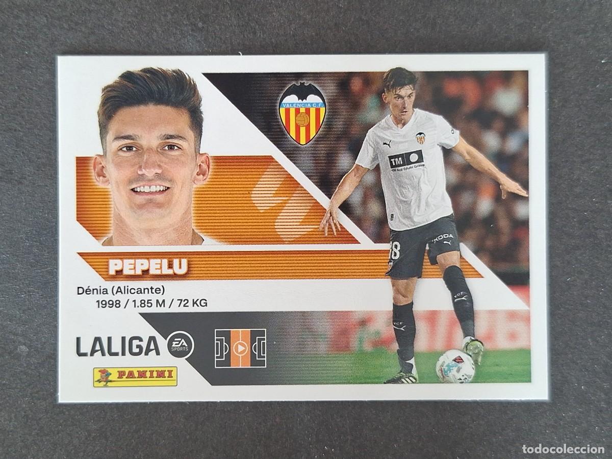 Cromos de f&uacute;tbol: L2 PEPELU VALENCIA C. F. LIGA ESTE 2026 2027 26 27 NUNCA PEGADO SIN PEGAR