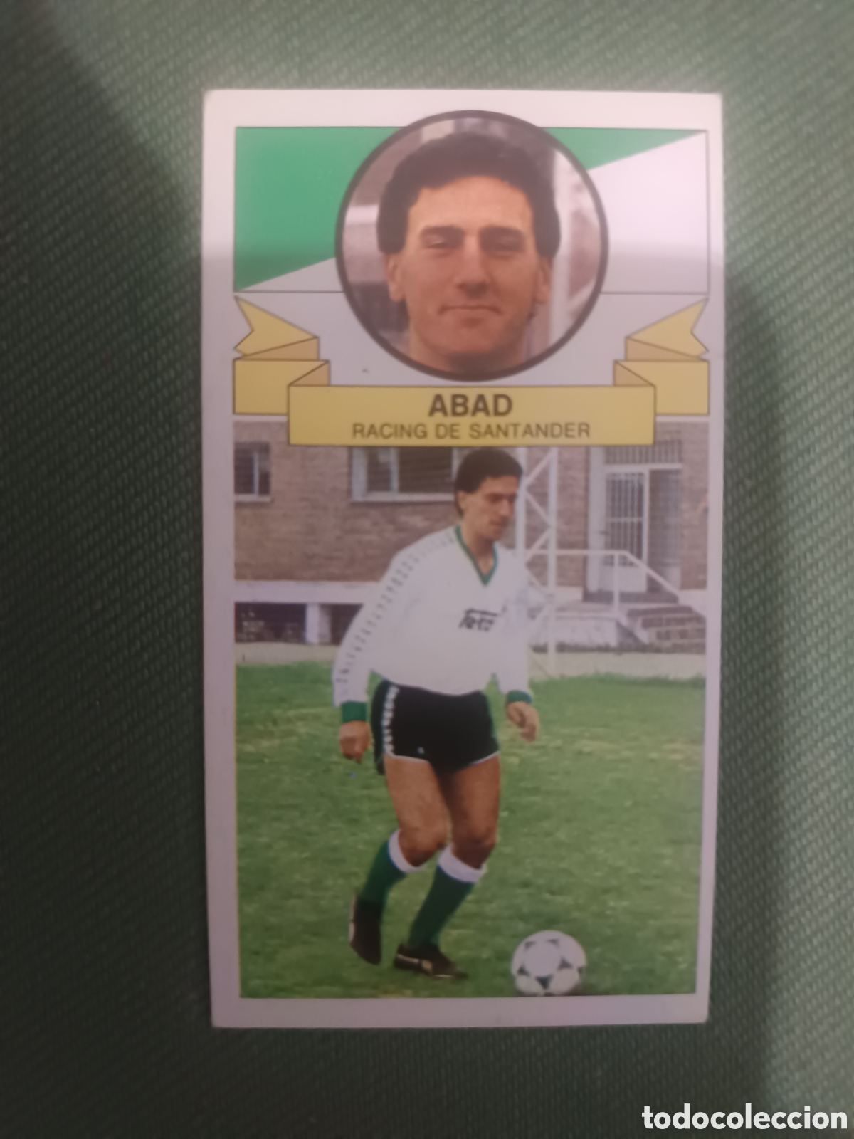 Cromos de f&uacute;tbol: CROMO ABAD BAJA SIN PEGAR ED ESTE LIGA 85 86 1985 1986