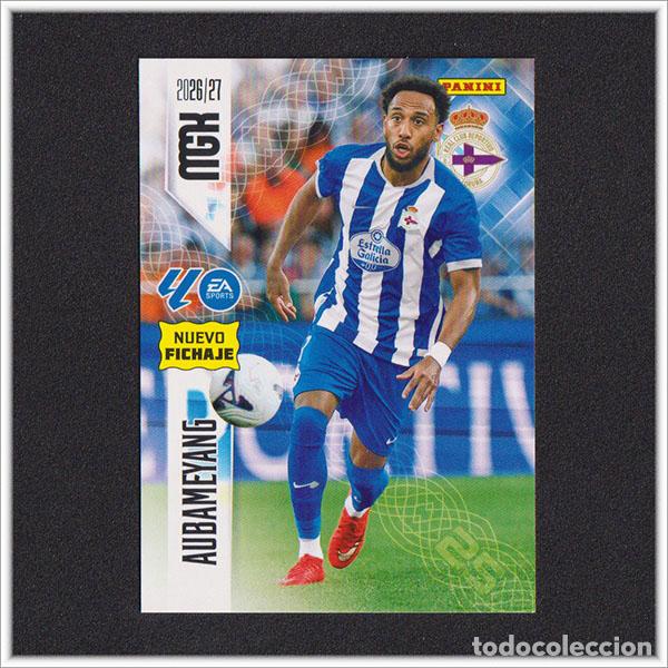 Cromos de f&uacute;tbol: MEGACRACKS 2026 2027 26 27 PANINI AUBAMEYANG 485 FICHAJE DEPORTIVO CORU&Ntilde;A COLECCI&Oacute;N LIGA MGK 2&ordf; ED