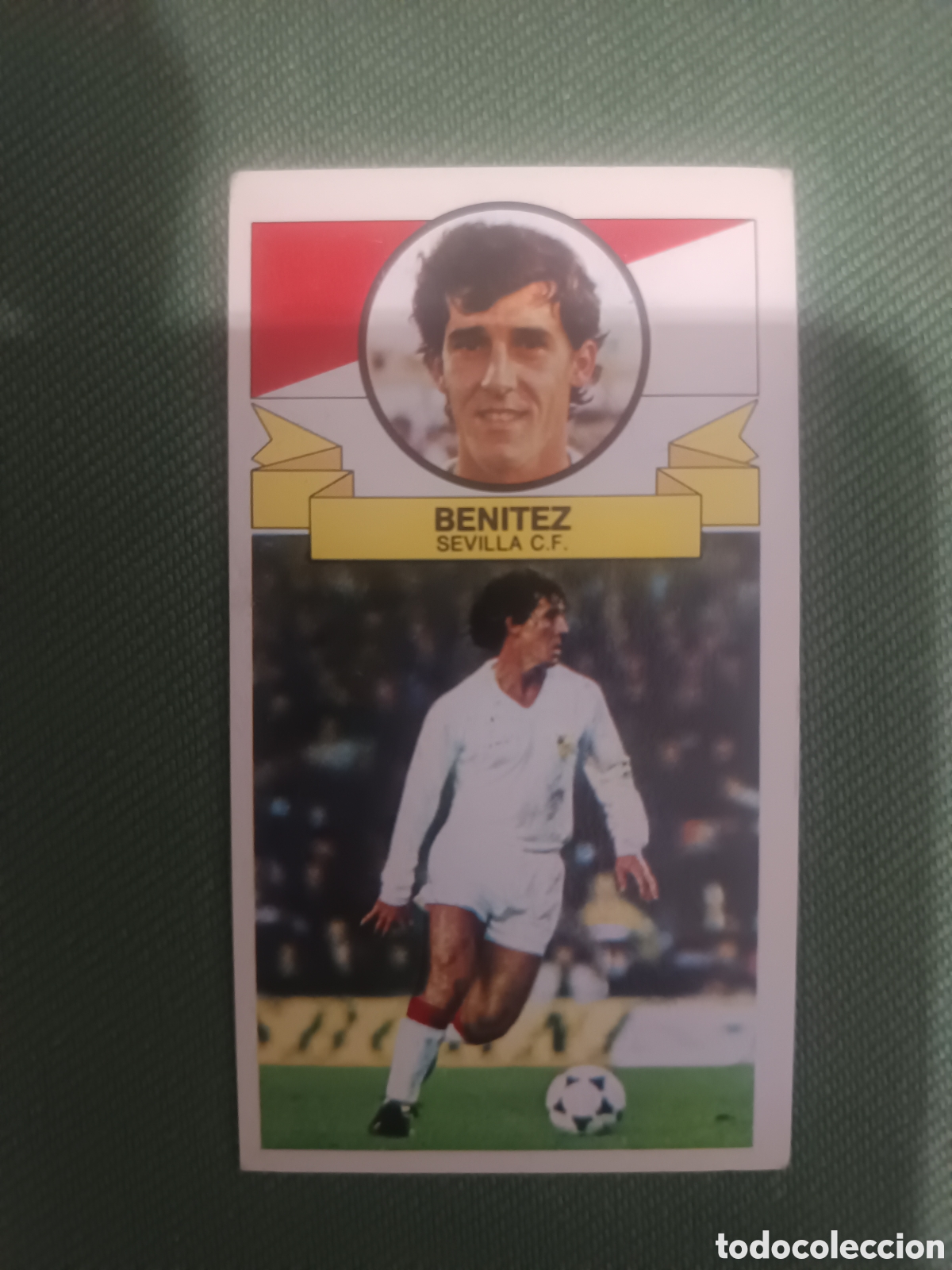Cromos de f&uacute;tbol: CROMO BENITEZ BAJA SIN PEGAR ED ESTE LIGA 85 86 1985 1986