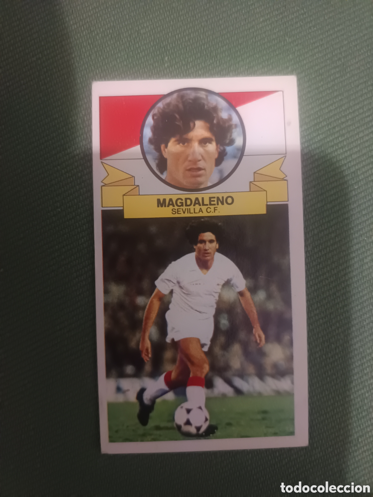 Cromos de f&uacute;tbol: CROMO MAGDALENO BAJA SIN PEGAR ED ESTE LIGA 85 86 1985 1986