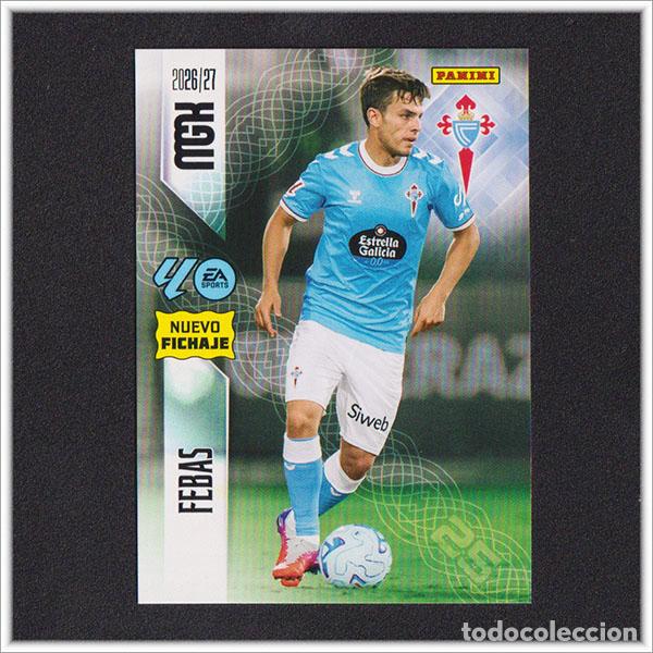 Cromos de f&uacute;tbol: MEGACRACKS 2026 2027 26 27 PANINI FEBAS 483 FICHAJE CELTA DE VIGO ALBUM COLECCI&Oacute;N LIGA MGK 2&ordf; ED
