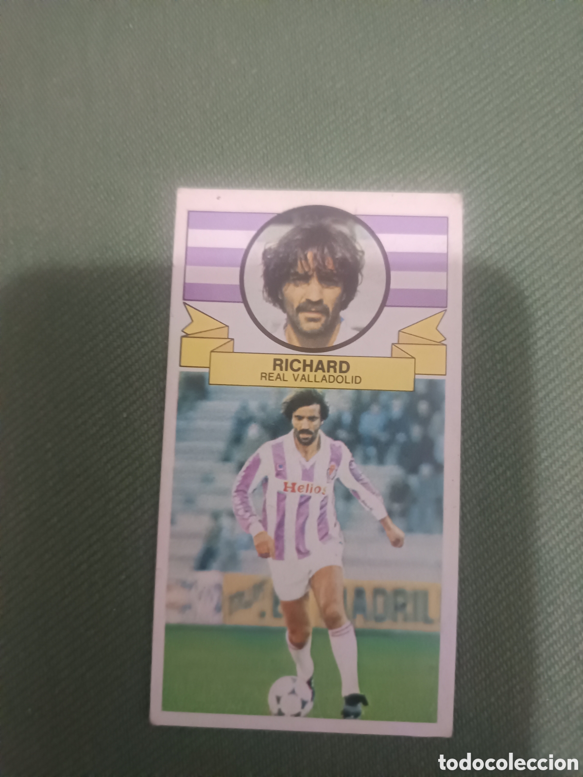 Cromos de f&uacute;tbol: CROMO RICHARD BAJA SIN PEGAR ED ESTE LIGA 85 86 1985 1986