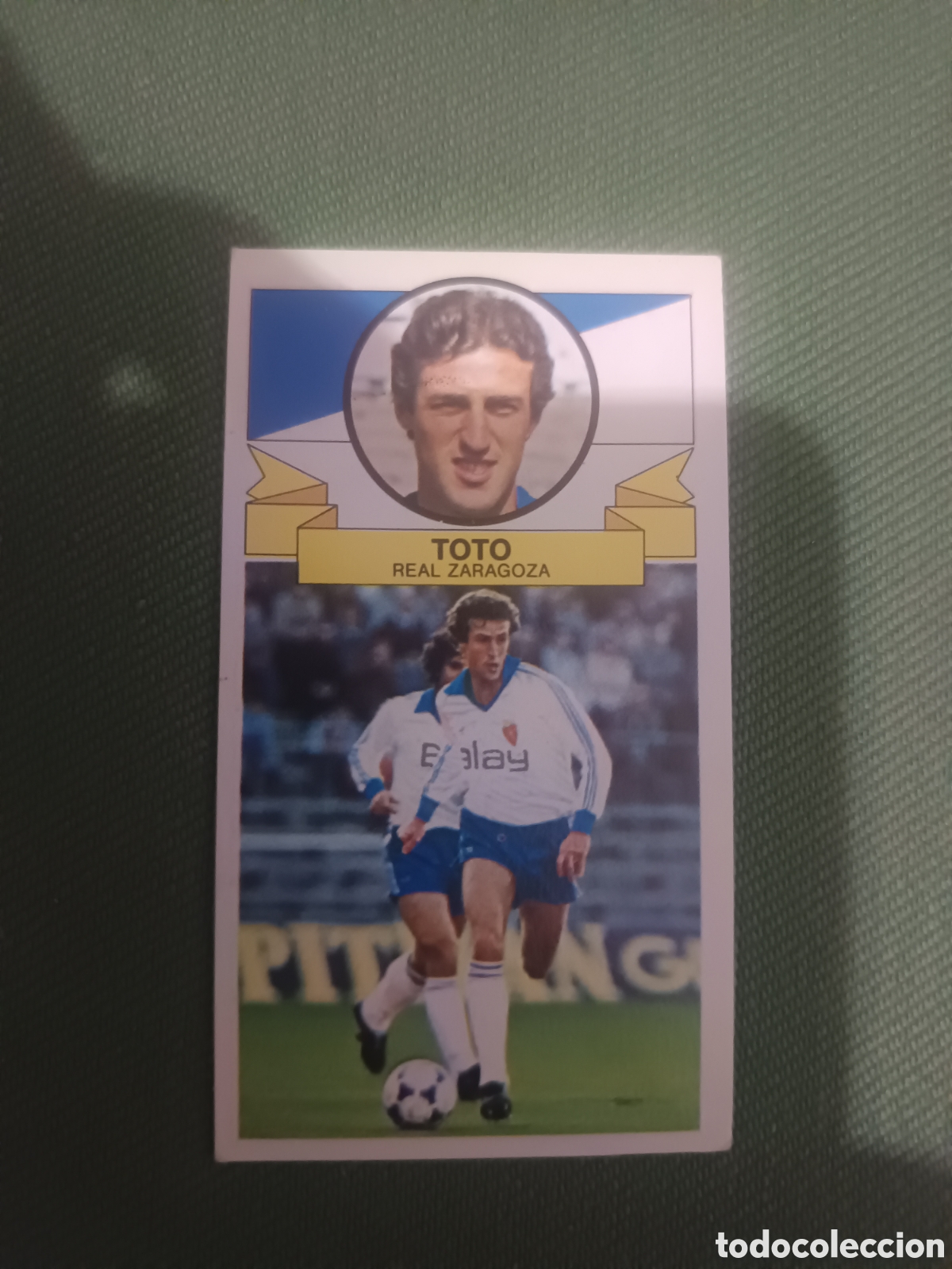 Cromos de f&uacute;tbol: CROMO TOTO BAJA SIN PEGAR ED ESTE LIGA 85 86 1985 1986
