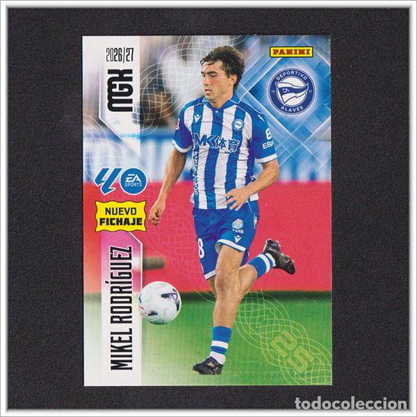 Cromos de f&uacute;tbol: MEGACRACKS 2026 2027 26 27 PANINI MIKEL RODRIGUEZ 456 FICHAJE ALAV&Eacute;S ALBUM COLECCI&Oacute;N LIGA MGK 2&ordf; ED
