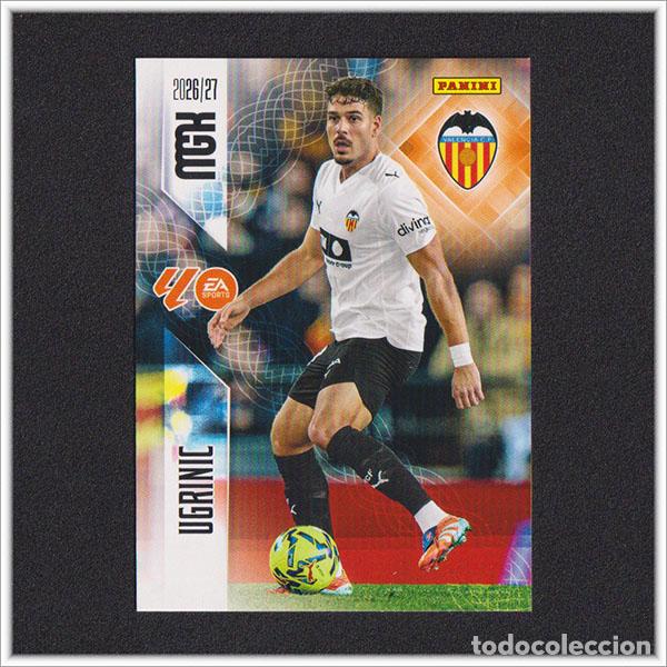 Cromos de f&uacute;tbol: MEGACRACKS 2026 2027 26 27 PANINI UGRINIC 356 VALENCIA ALBUM COLECCI&Oacute;N LIGA MGK 2&ordf; ED