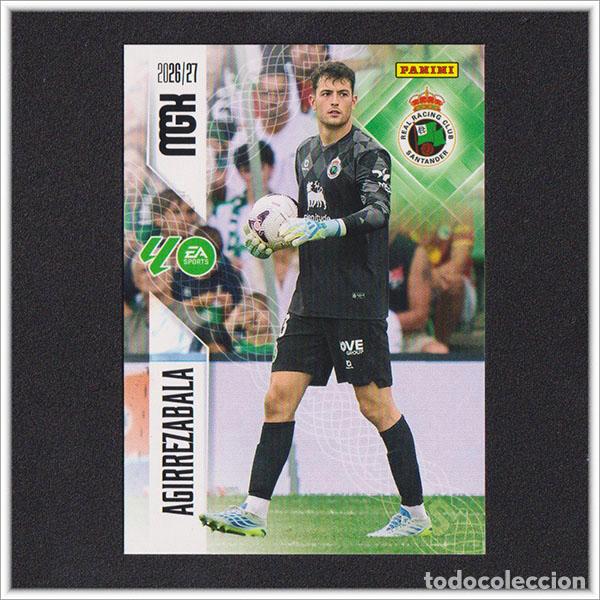 Cromos de f&uacute;tbol: MEGACRACKS 2026 2027 26 27 PANINI AGIRREZABALA 272 RACING SANTANDER ALBUM COLECCI&Oacute;N LIGA MGK 2&ordf; ED