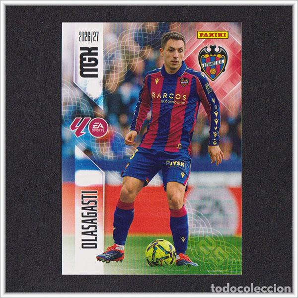 Cromos de f&uacute;tbol: MEGACRACKS 2026 2027 26 27 PANINI OLASAGASTI 210 LEVANTE ALBUM COLECCI&Oacute;N LIGA MGK 2&ordf; ED