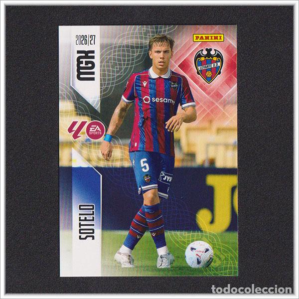 Cromos de f&uacute;tbol: MEGACRACKS 2026 2027 26 27 PANINI SOTELO 209 LEVANTE ALBUM COLECCI&Oacute;N LIGA MGK 2&ordf; ED